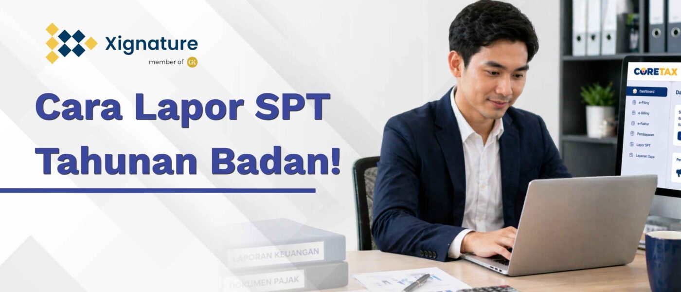 Ilustrasi langkah-langkah cara lapor SPT tahunan badan perusahaan secara online melalui e-filing