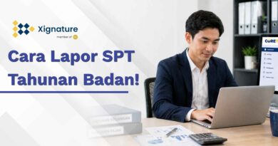Ilustrasi langkah-langkah cara lapor SPT tahunan badan perusahaan secara online melalui e-filing