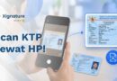 Ilustrasi cara scan KTP lewat HP menggunakan kamera smartphone untuk menghasilkan salinan digital e-KTP yang jernih, rapi, dan terverifikasi secara aman.