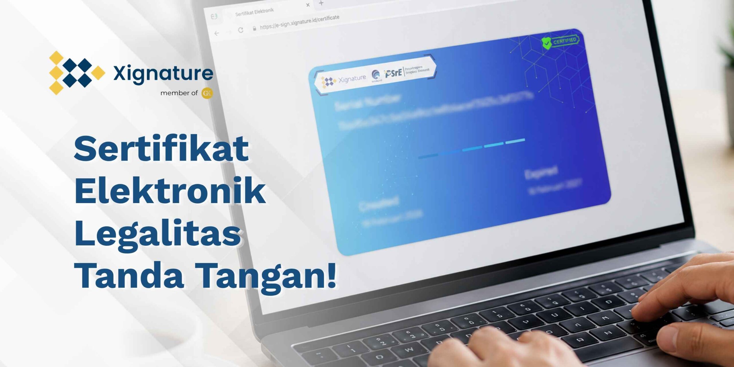 Sertifikat Elektronik Segel Kriptografi Legalitas Tanda Tangan