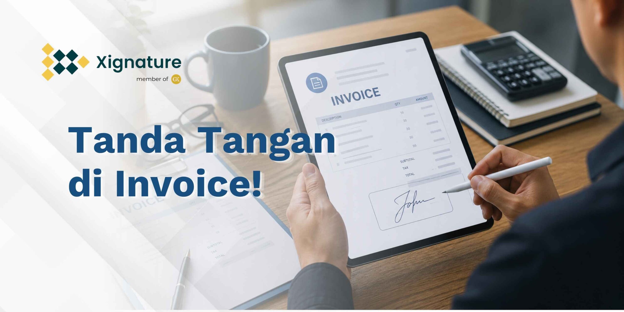 Tanda Tangan di Invoice