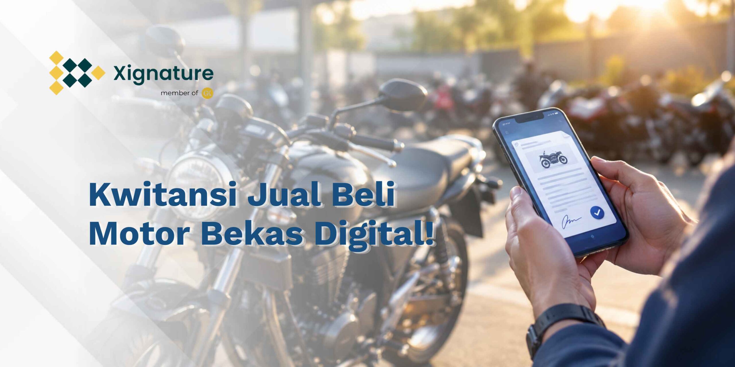 Kwitansi Jual Beli Motor Bekas Digital, Sah untuk Balik Nama?
